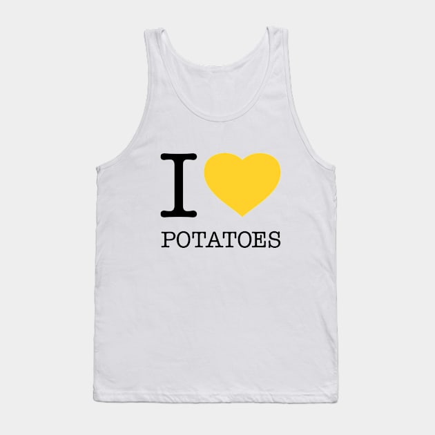 I LOVE POTATOES Tank Top by eyesblau